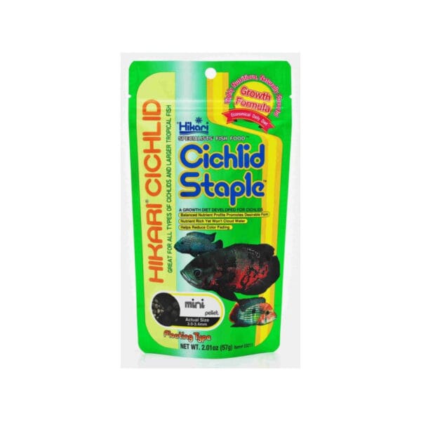 Pokarm dla ryb HIKARI cichlid staple mini 57g