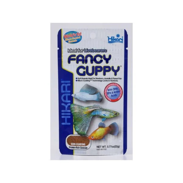 Pokarm dla ryb HIKARI fancy guppy 22g Pokarm dla ryb HIKARI fancy guppy 22g