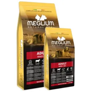 Karma dla psa MEGLIUM wołowina 14kg + 2.5kg gratis