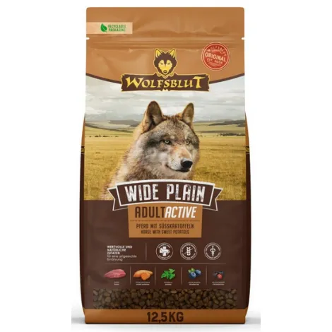 Karma dla psa WOLFSBLUT Dog Plain Active konina bataty 12.5kg