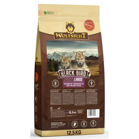 Karma dla psa WOLFSBULT Dog Black Bird Puppy Large indyk i bataty 12,5kg Karma dla psa WOLFSBULT Dog Black Bird Puppy Large indyk i bataty 12,5kg