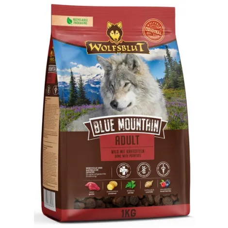 Karma dla psa WOLFSBULT Dog Blue Mountain Adult dziczyzna ziemniaki 1kg