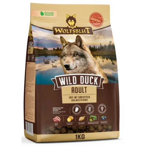 Karma dla psa WOLFSBULT Dog Wild Duck Adult kaczka ziemniaki 1kg Karma dla psa WOLFSBULT Dog Wild Duck Adult kaczka ziemniaki 1kg