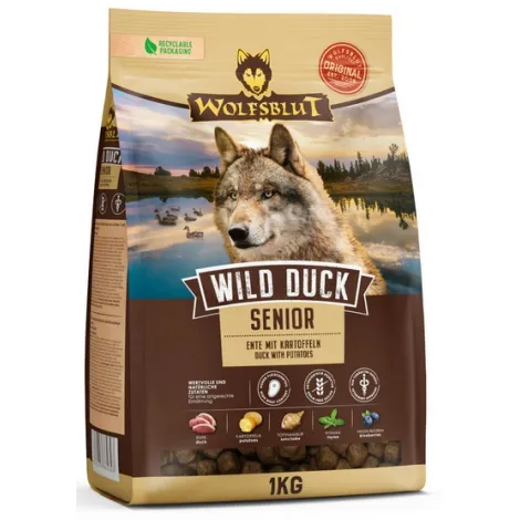 Karma dla psa WOLFSBULT Dog Wild Duck Senior kaczka ziemniaki 1kg Karma dla psa WOLFSBULT Dog Wild Duck Senior kaczka ziemniaki 1kg