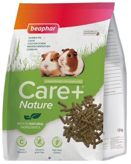 Karma dla świnki BEAPHAR Care+ Nature 1.5kg