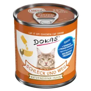 Napój dla kota DOKAS o smaku kurczaka 100g
