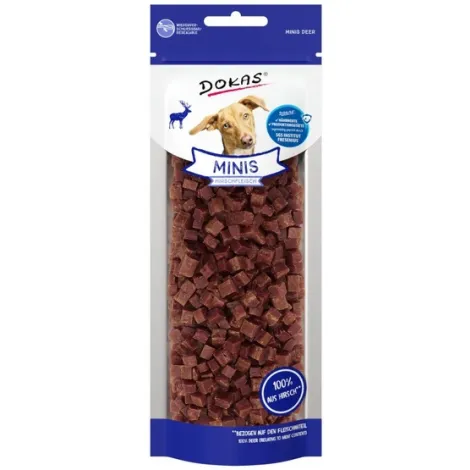 Przysmaki dla psa DOKAS minis jeleń 70g Przysmaki dla psa DOKAS minis jeleń 70g