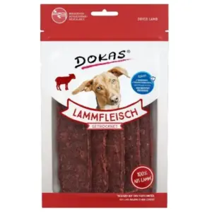 Przysmaki dla psa DOKAS paski jagnięcina 70g