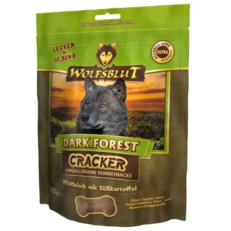 Przysmaki dla psa WOLFSBLUT Cracker Dark Forest dziczyzna bataty 225g
