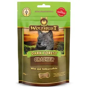 Przysmaki dla psa WOLFSBLUT Cracker Dark Forest dziczyzna bataty 70g