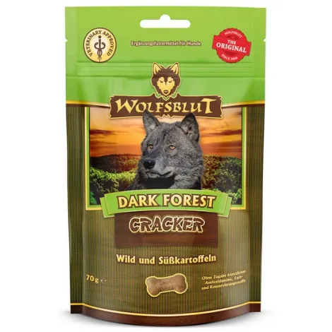Przysmaki dla psa WOLFSBLUT Cracker Dark Forest dziczyzna bataty 70g