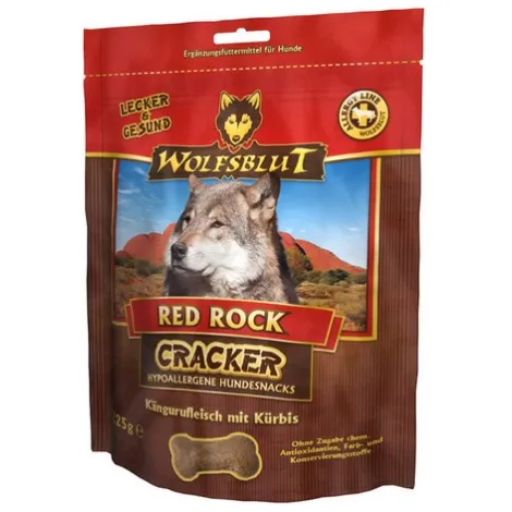 Przysmaki dla psa WOLFSBLUT Cracker Red Rock kangur dynia 225g