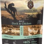 Karma dla kota AMBROSIA Wet kaczka kurczak saszetka 85g