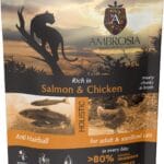 Karma dla kota AMBROSIA Wet łosoś kurczak saszetka 85g