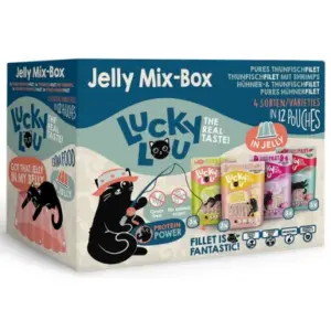 Karma dla kota LUCKY LOU Extrafood Jelly-Mix w galaretce saszetki 12x70g