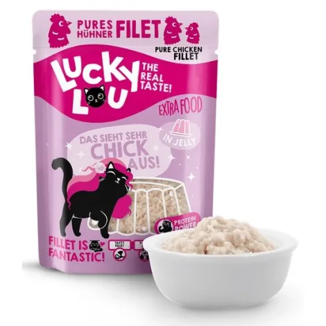 Karma dla kota LUCKY LOU Extrafood kurczak w galaretce saszetka 70g