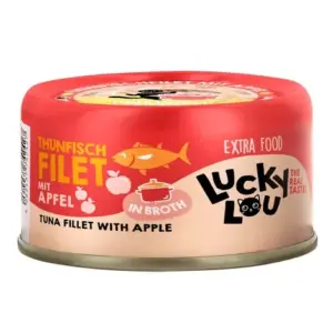 Karma dla kota LUCKY LOU Extrafood tuńczyk jabłko w bulionie 70g