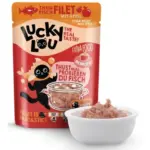 Karma dla kota LUCKY LOU Extrafood tuńczyk jabłko w bulionie saszetka 70g