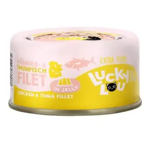 Karma dla kota LUCKY LOU Extrafood tuńczyk kurczak w galaretce 70g