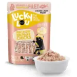 Karma dla kota LUCKY LOU Extrafood tuńczyk kurczak w galaretce saszetka 70g