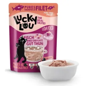 Karma dla kota LUCKY LOU Extrafood tuńczyk w bulionie saszetka 70g