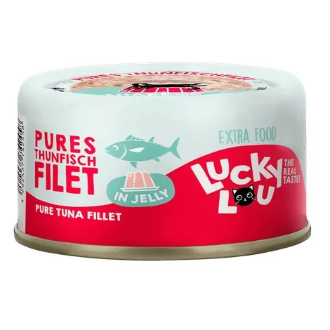 Karma dla kota LUCKY LOU Extrafood tuńczyk w galaretce 70g