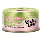 Karma dla kota LUCKY LOU Extrafood tuńczyk warzywa w bulionie 70g