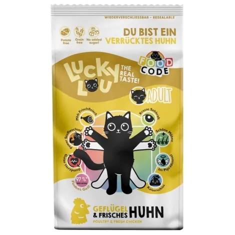 Karma dla kota LUCKY LOU adult drób kurczak 750g