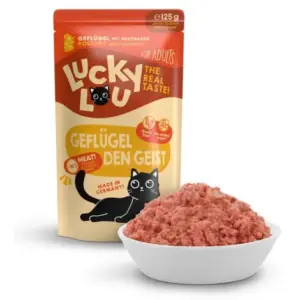 Karma dla kota LUCKY LOU drób 125g