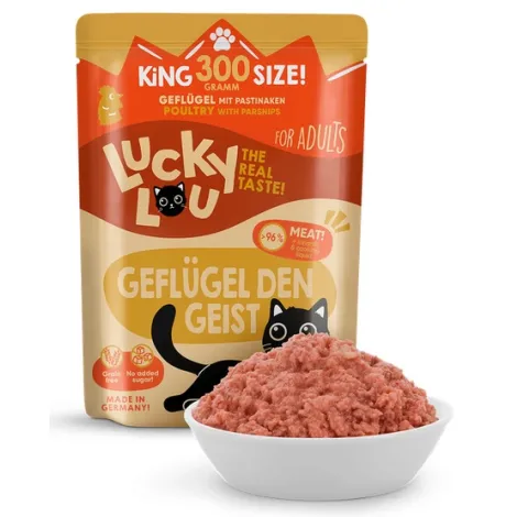 Karma dla kota LUCKY LOU drób 300g