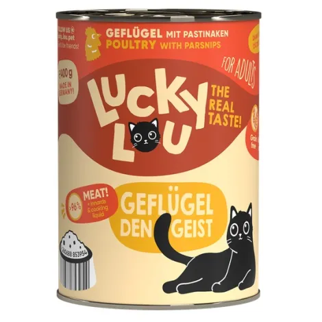 Karma dla kota LUCKY LOU drób 400g Karma dla kota LUCKY LOU drób 400g