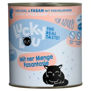 Karma dla kota LUCKY LOU drób bażant 800g