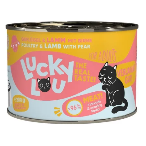 Karma dla kota LUCKY LOU drób jagnięcina 200g