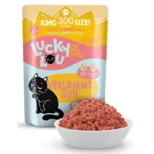 Karma dla kota LUCKY LOU drób jagnięcina 300g