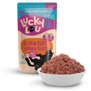 Karma dla kota LUCKY LOU drób kaczka 125g