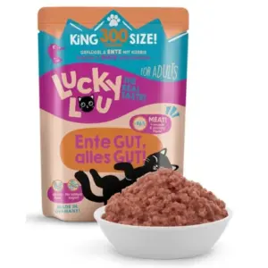 Karma dla kota LUCKY LOU drób kaczka 300g