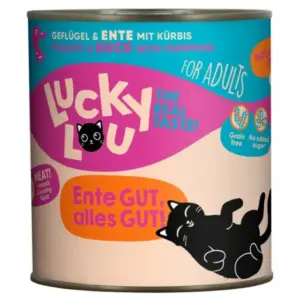 Karma dla kota LUCKY LOU drób kaczka 800g