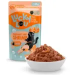 Karma dla kota LUCKY LOU drób krewetki 125g