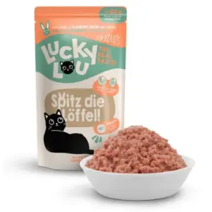 Karma dla kota LUCKY LOU drób królik 125g
