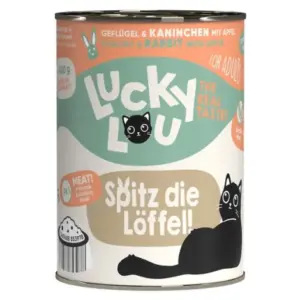 Karma dla kota LUCKY LOU drób królik 400g