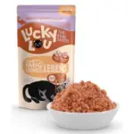 Karma dla kota LUCKY LOU drób łosoś 125g