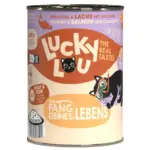 Karma dla kota LUCKY LOU drób łosoś 400g