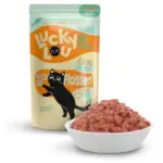 Karma dla kota LUCKY LOU drób pstrąg 125g