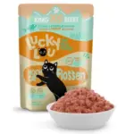 Karma dla kota LUCKY LOU drób pstrąg 300g
