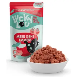 Karma dla kota LUCKY LOU drób tuńczyk 125g