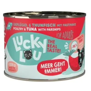 Karma dla kota LUCKY LOU drób tuńczyk 200g