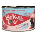 Karma dla kota LUCKY LOU drób wołowina 200g