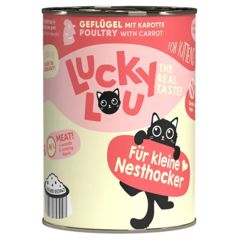 Karma dla kota LUCKY LOU kitten drób 400g Karma dla kota LUCKY LOU kitten drób 400g