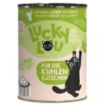 Karma dla kota LUCKY LOU kitten drób wołowina 400g