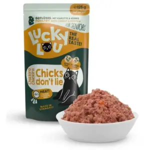 Karma dla kota LUCKY LOU senior drób 125g